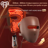 Maschera facciale LED 4D con fototerapia - 82 LED x 4 tipi di luce