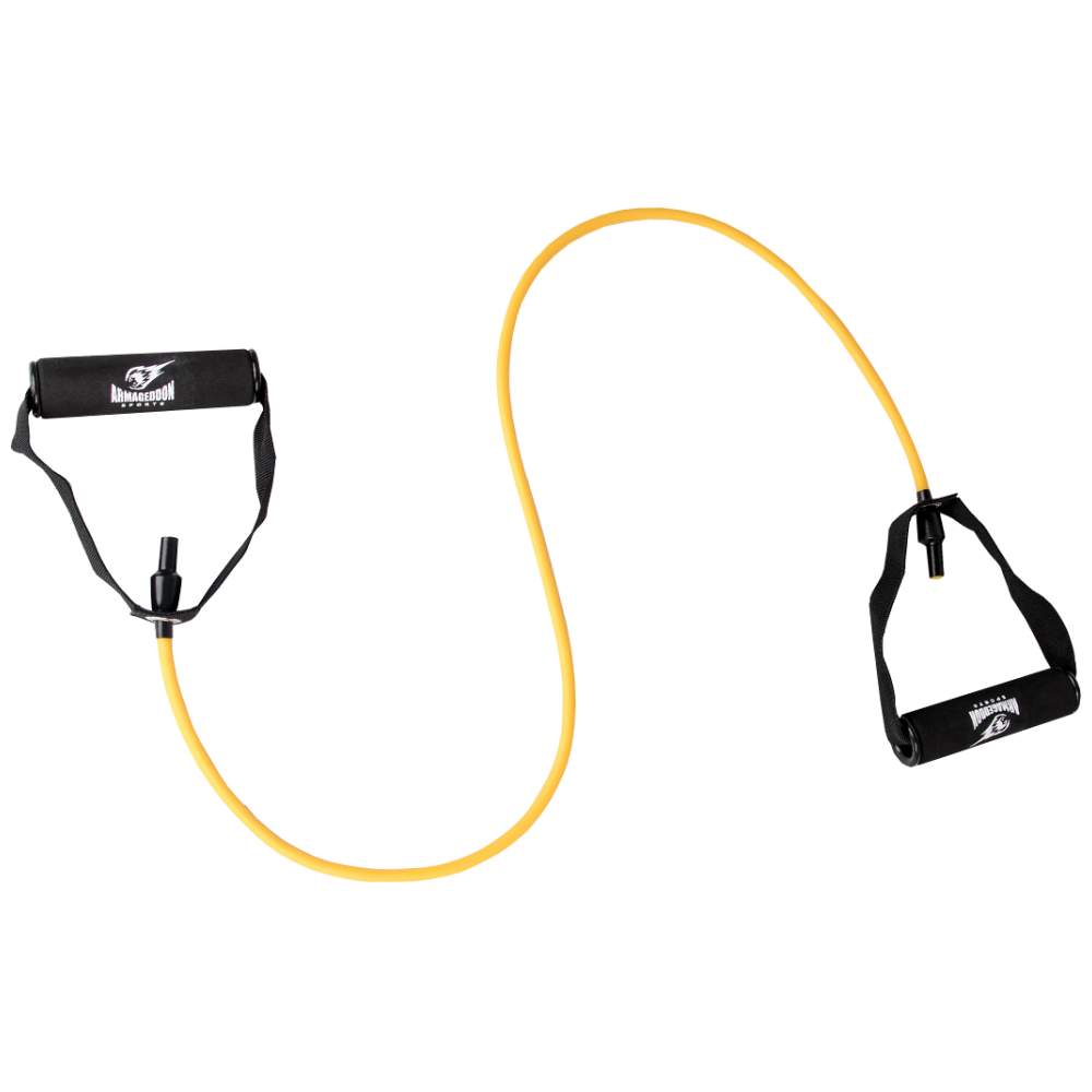 Fascia fitness con impugnature - 5 kg (giallo)/Fascia fitness con impugnature - 5 kg