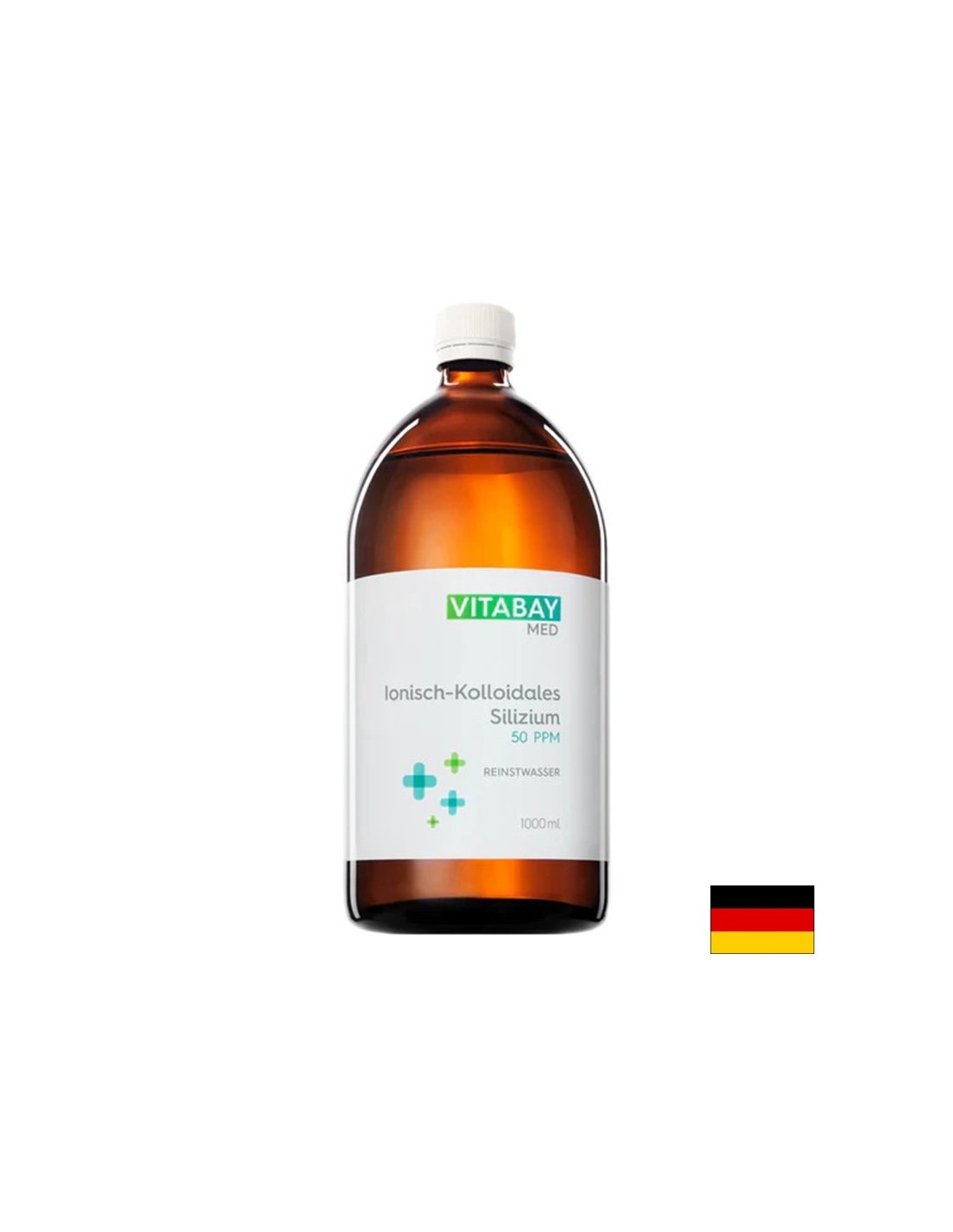 Silicone colloidale 50 PPM (altamente concentrato), 1000 ml