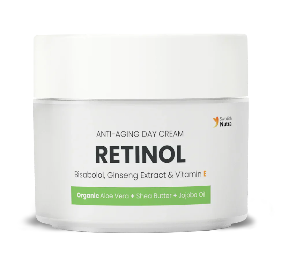 Crema Giorno con Retinolo, Acido Ialuronico e Collagene 50 ml <tc>Swedish Nutra</tc>