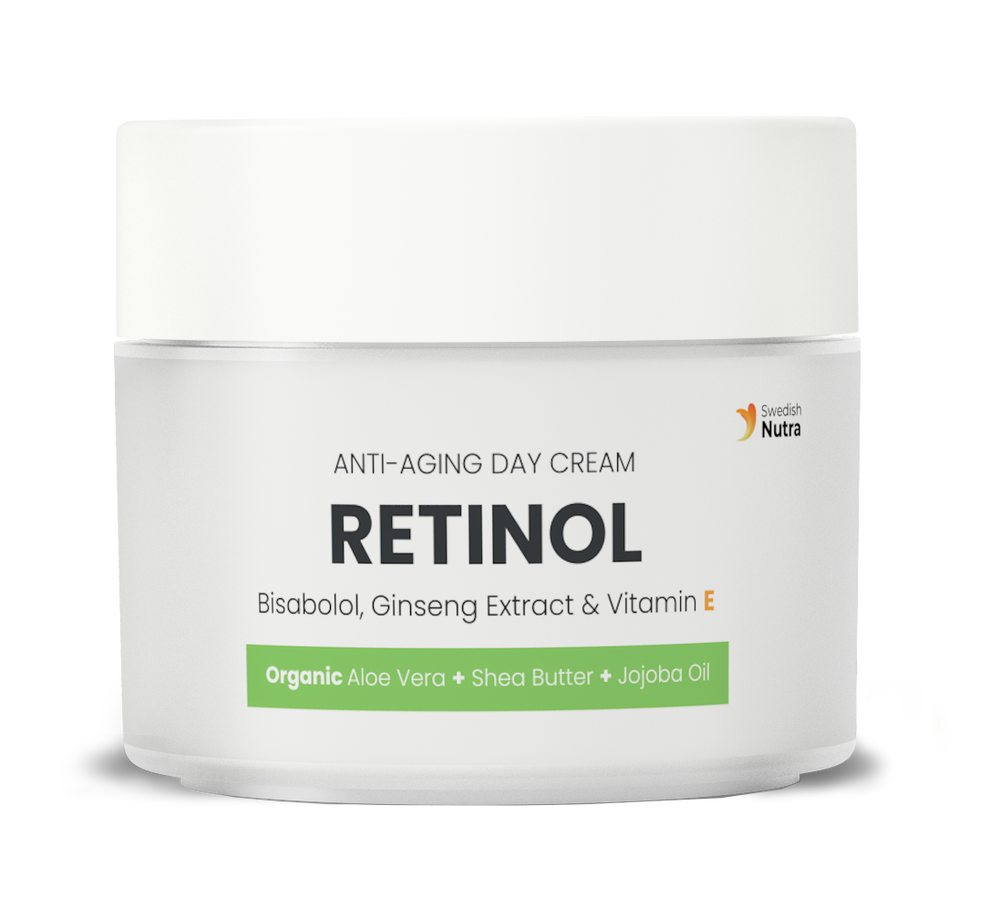 Crema Giorno con Retinolo, Acido Ialuronico e Collagene 50 ml <tc>Swedish Nutra</tc>