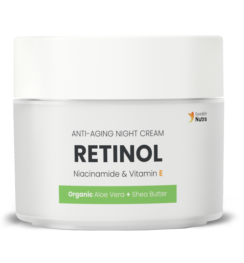 Crema notte con Retinolo, Acido Ialuronico e Collagene 50 ml <tc>Swedish Nutra</tc>