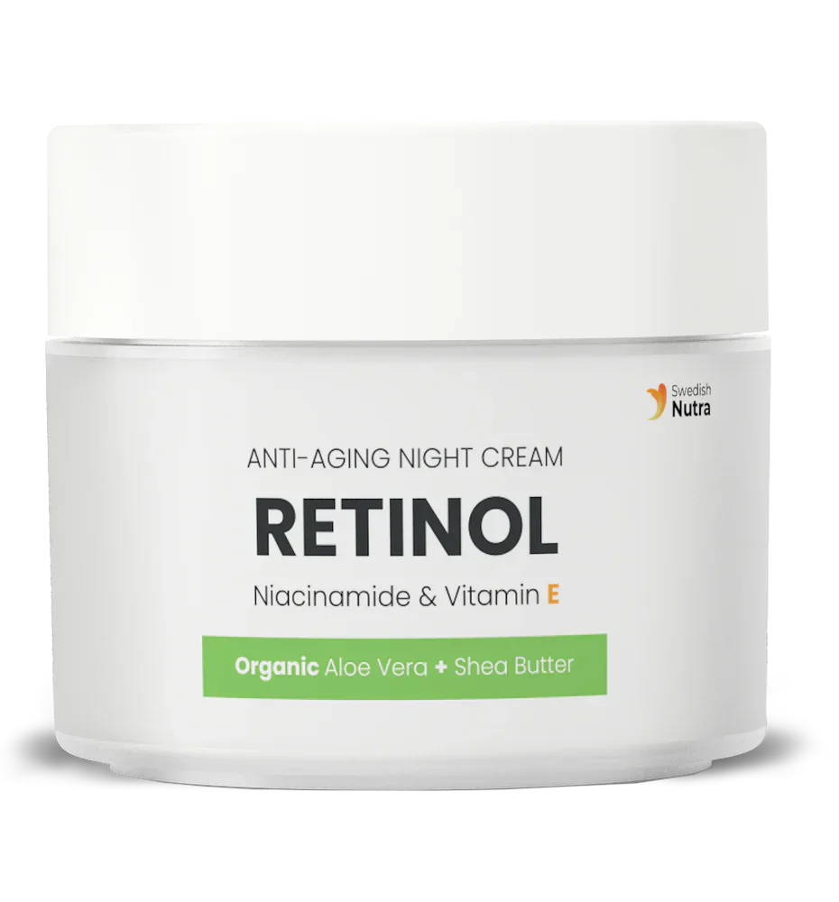 Crema notte con Retinolo, Acido Ialuronico e Collagene 50 ml <tc>Swedish Nutra</tc>