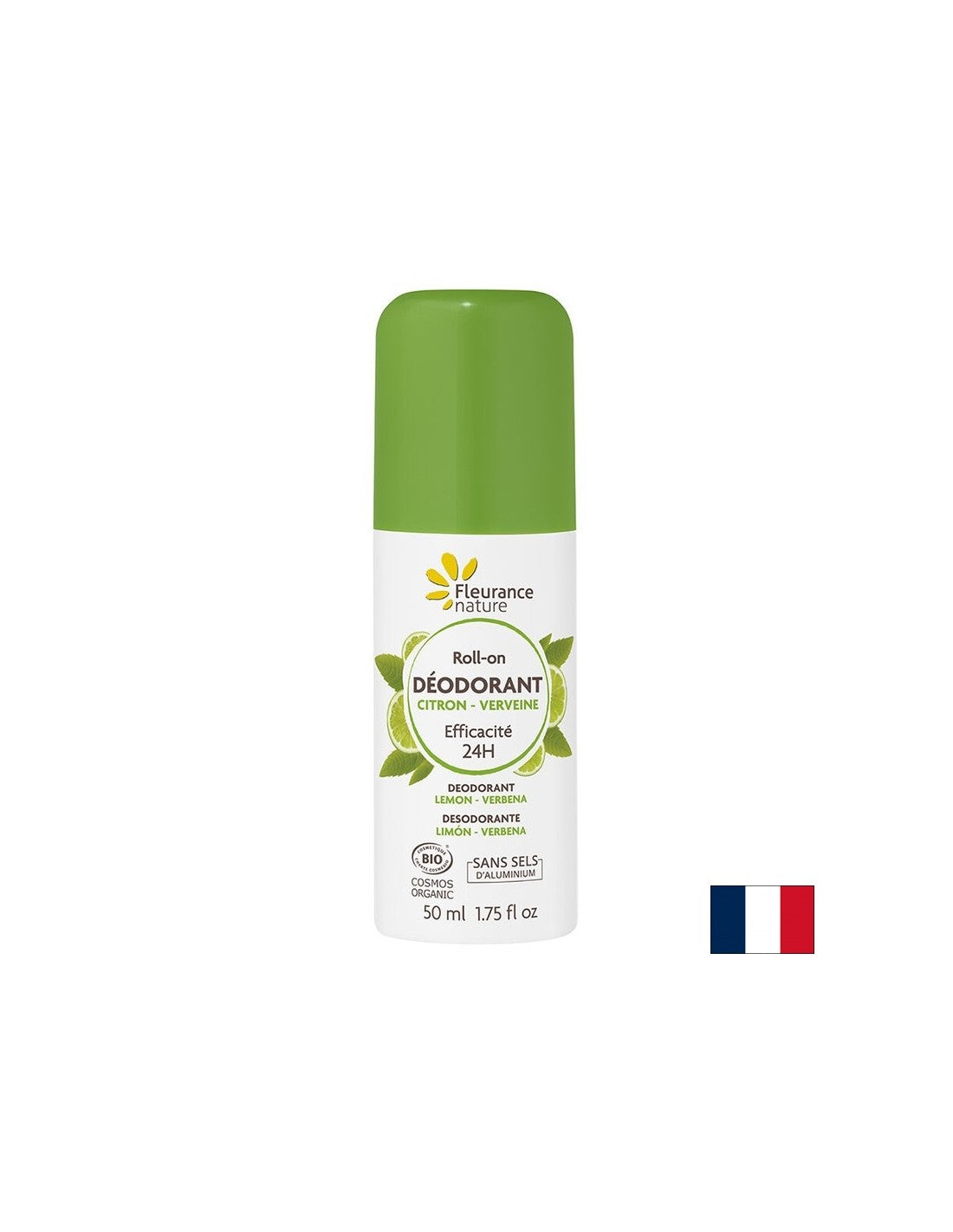 Deodorante roll-on al limone e verbena, 50 ml Fleurance Nature