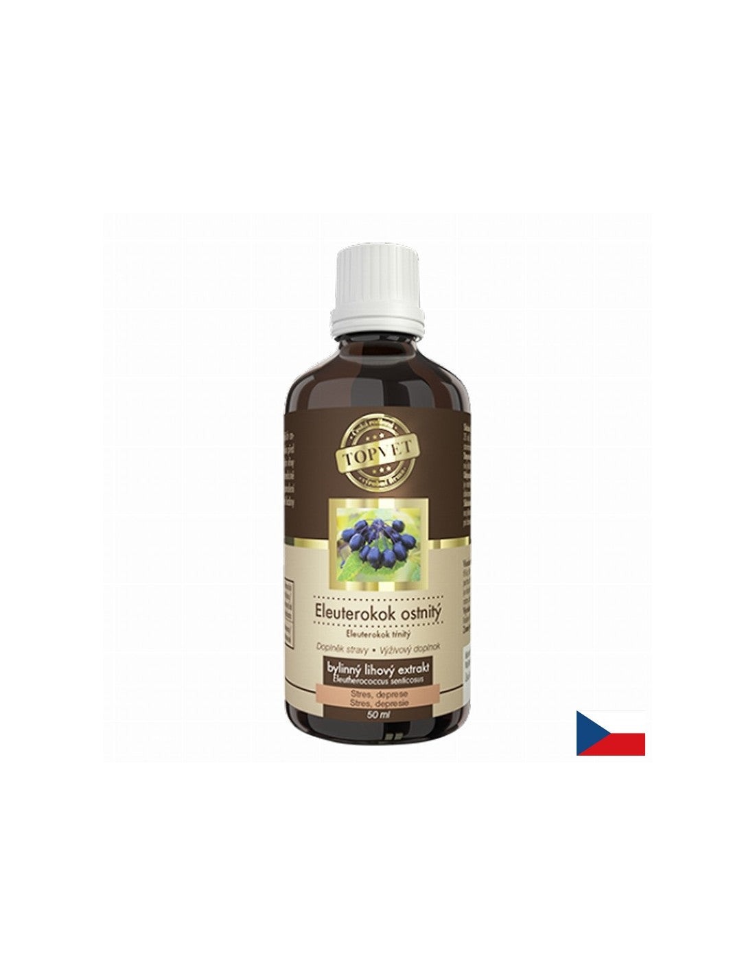 Aumenta l'energia e l'immunità - Ginseng siberiano, tintura da 50 ml
