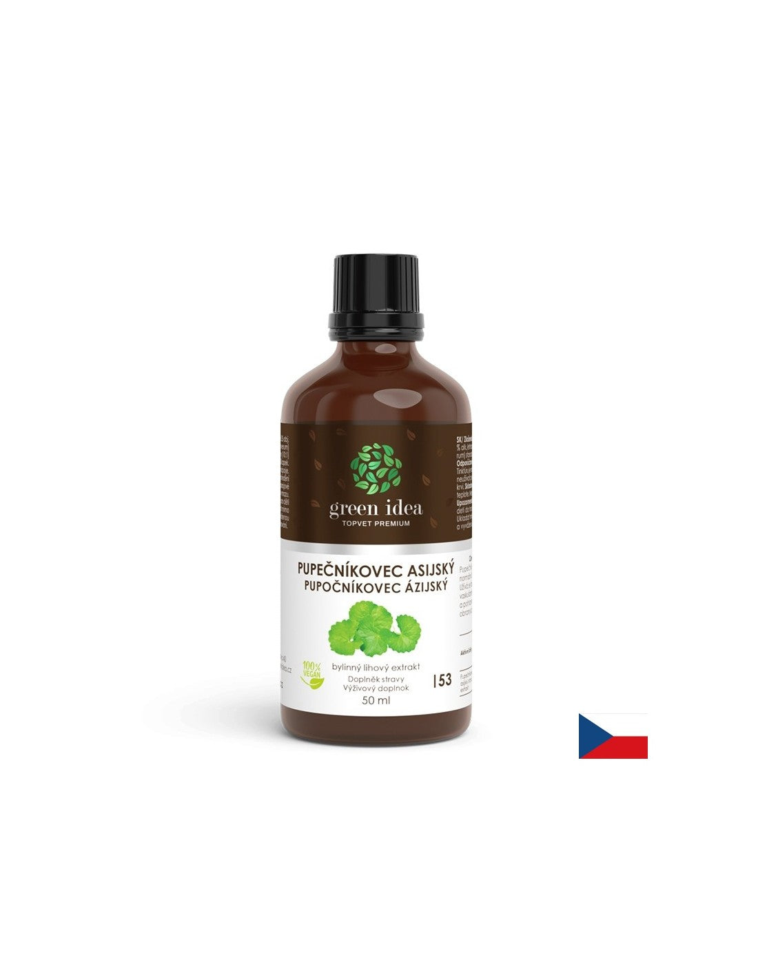 Per la circolazione sanguigna, il sistema venoso e il cervello - Centella asiatica, tintura da 50 ml