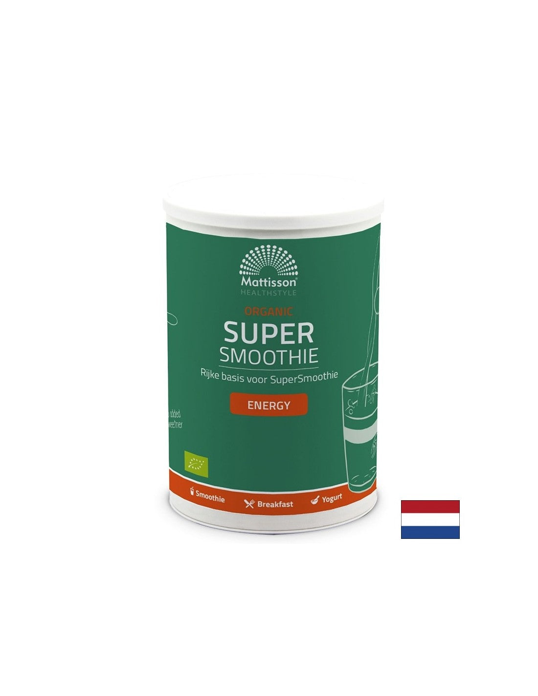 Bio Energy Super Smoothie Mix, 500 g in polvere <tc>Mattisson Healthstyle</tc>
