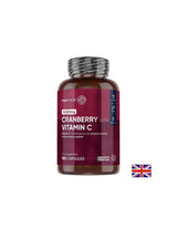 Salute urinaria - Mirtillo rosso 500 mg + Vitamina C 100 mg, 180 capsule