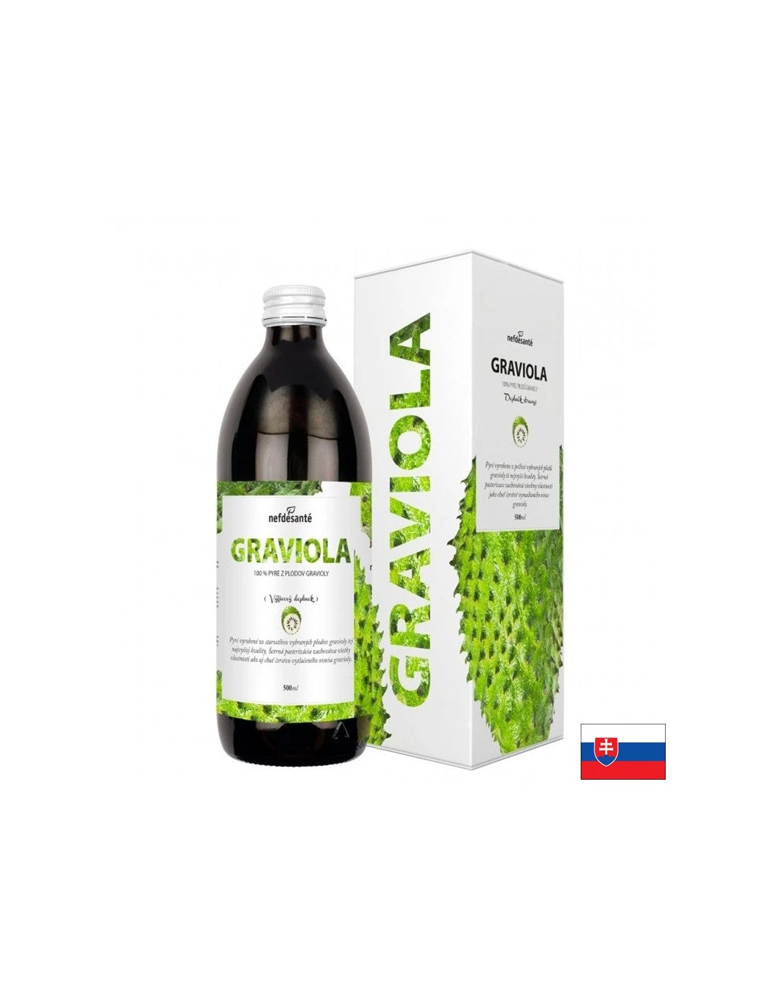 Purea di graviola (frutta) – tono e forte immunità, 500 ml, 10 dosi