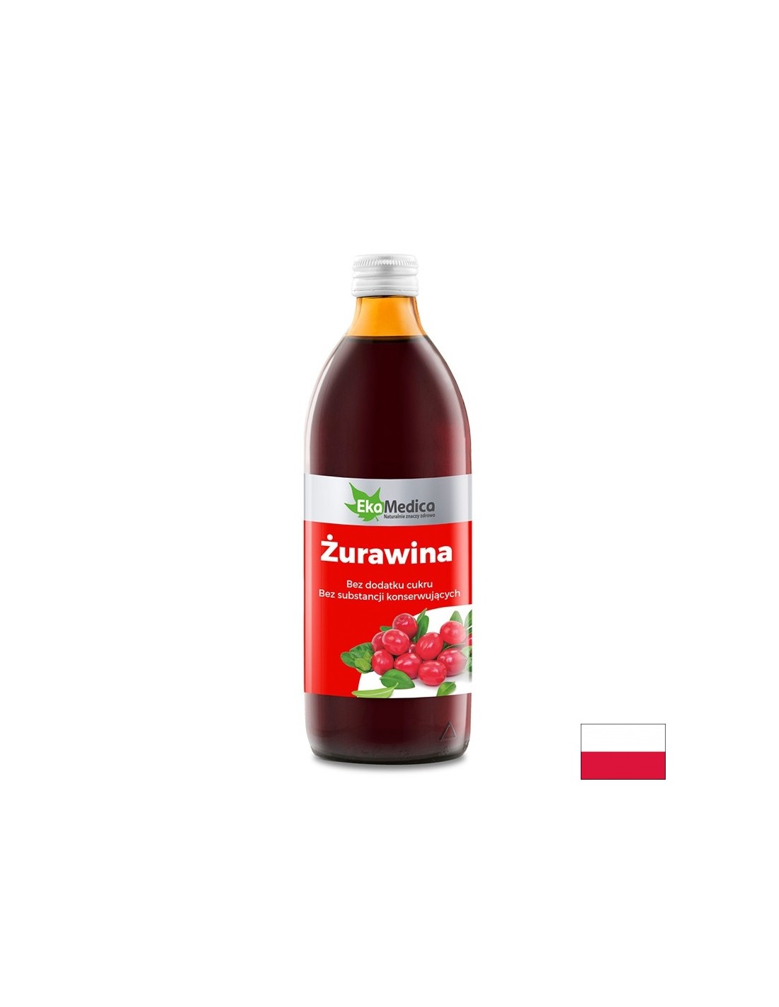 Vie urinarie - Sciroppo al mirtillo rosso, 500 ml EkaMedica
