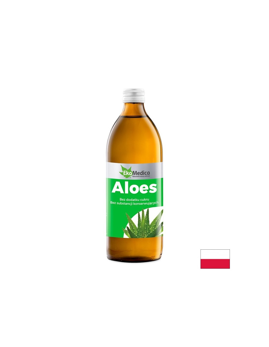 Aloe Vera (succo di foglie), 500 ml EkaMedica