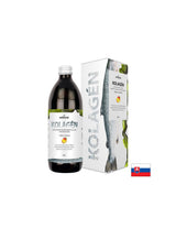 Collagene Marino, Acido Ialuronico, Vit. C e magnesio - Formula per capelli, pelle e unghie, 500 ml, 16 dosi (gusto mango)