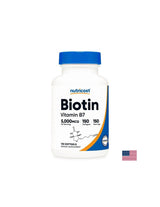 Capelli, pelle e unghie - Biotina, 5000 µg x 150 capsule softgel
