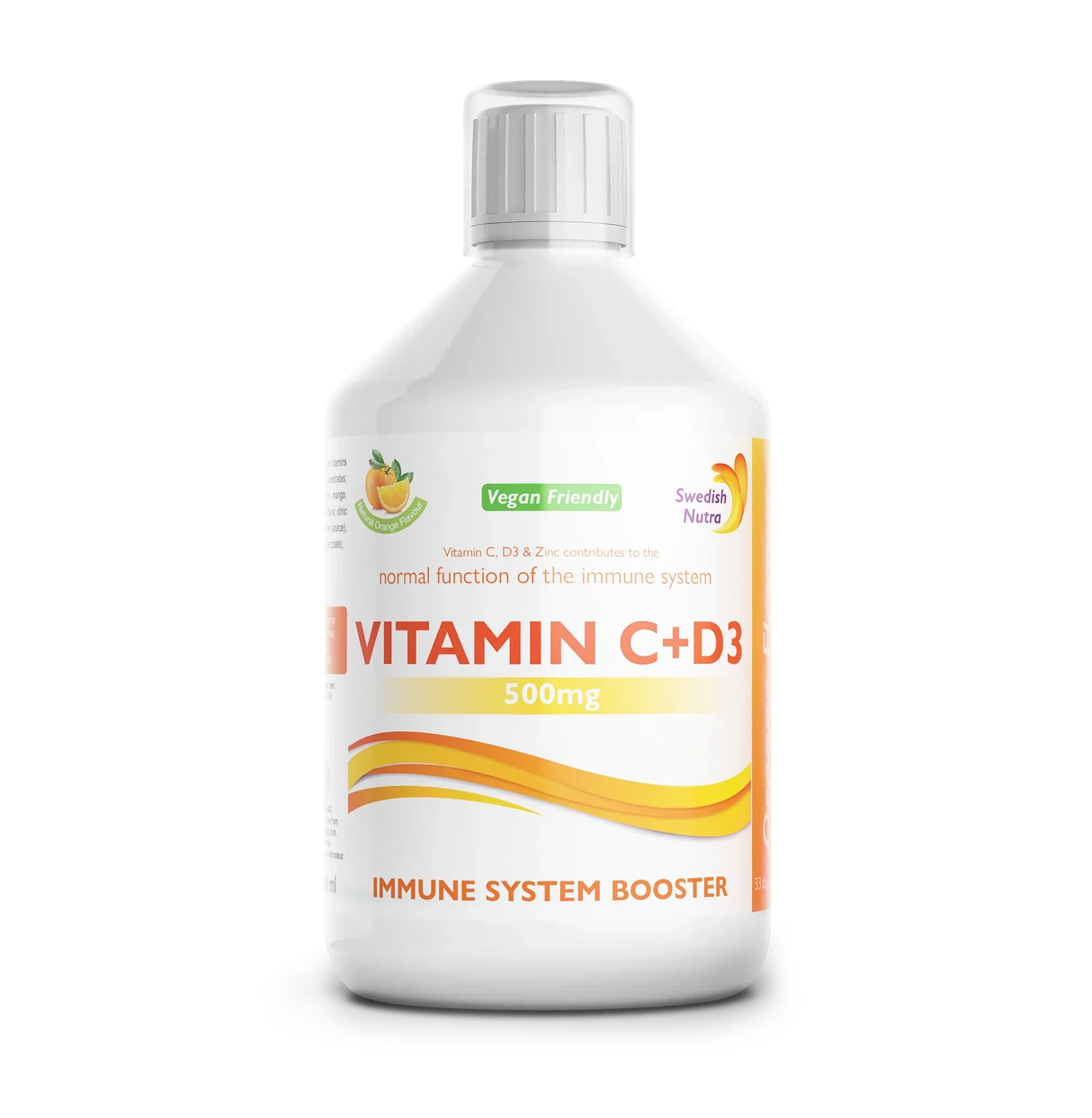 Vitamina C 500mg + D3 + Zinco - 500 ml