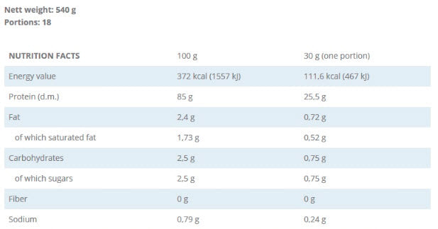 Premium X -Whey - 0,540 kg
