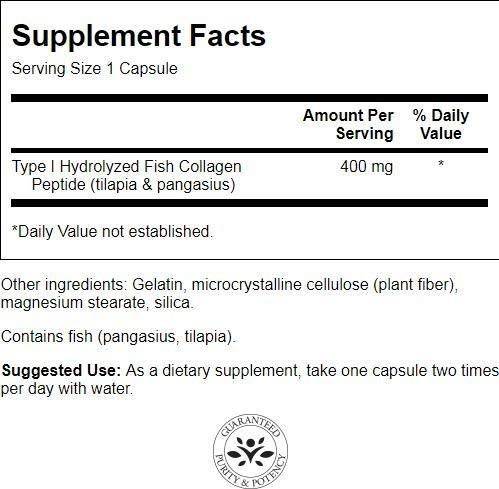 Collagene di pesce idrolizzato tipo 1 60 capsule
