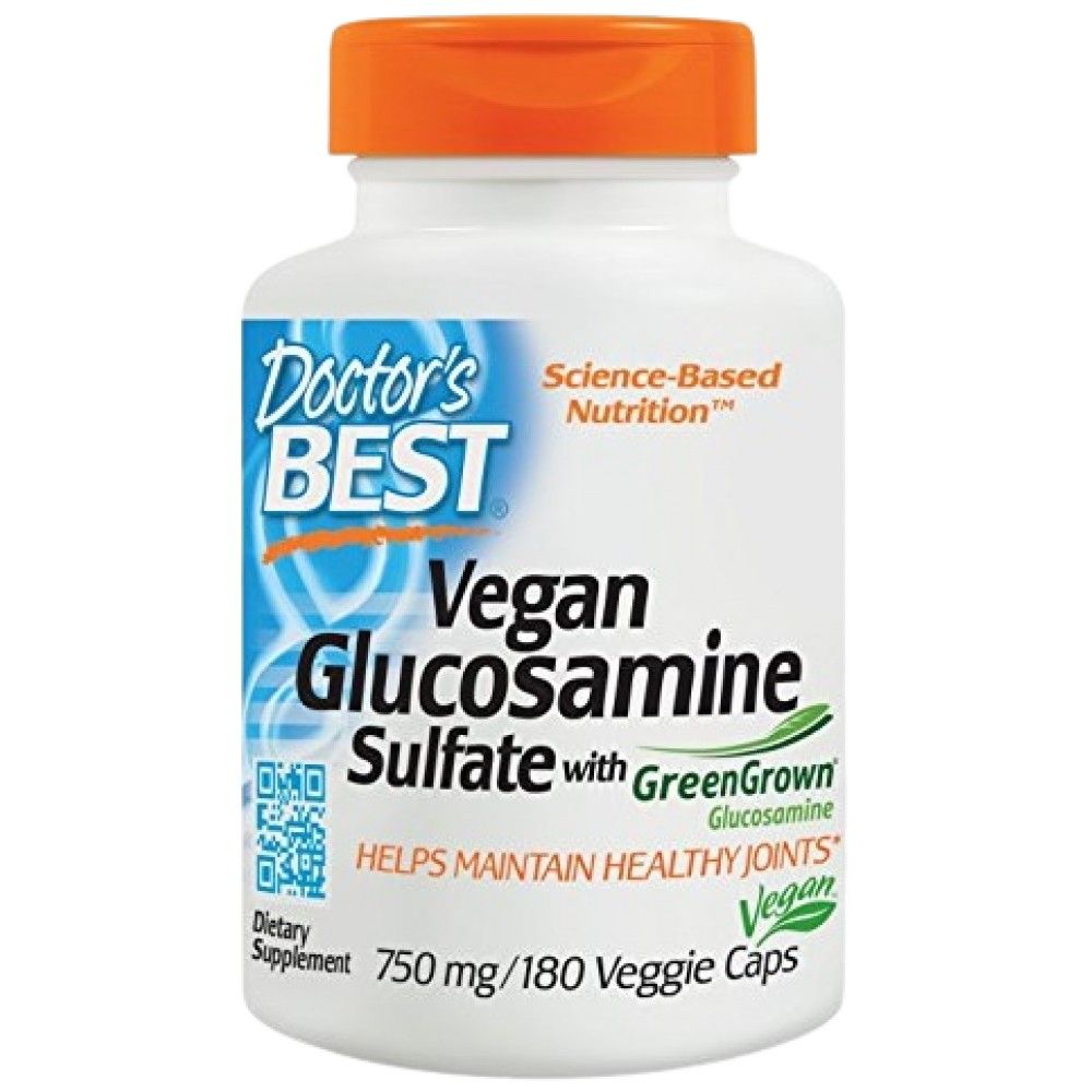 Glucosamina vegana solfato 750 mg | Con GreenGrown - 180 capsule
