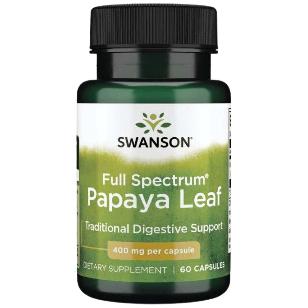 Full Spectrum Papaya Leaf 400 mg 60 Capsule