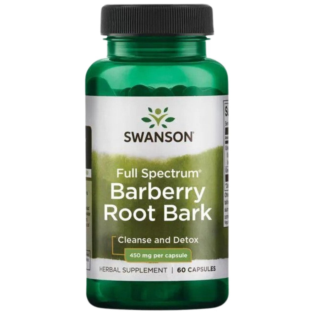 Bark di radice del barberry a spettro completo 450 mg 60 capsule