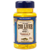 Olio di fegato di merluzzo puro 410 mg/con vitamina A & d - 100 capsule gel
