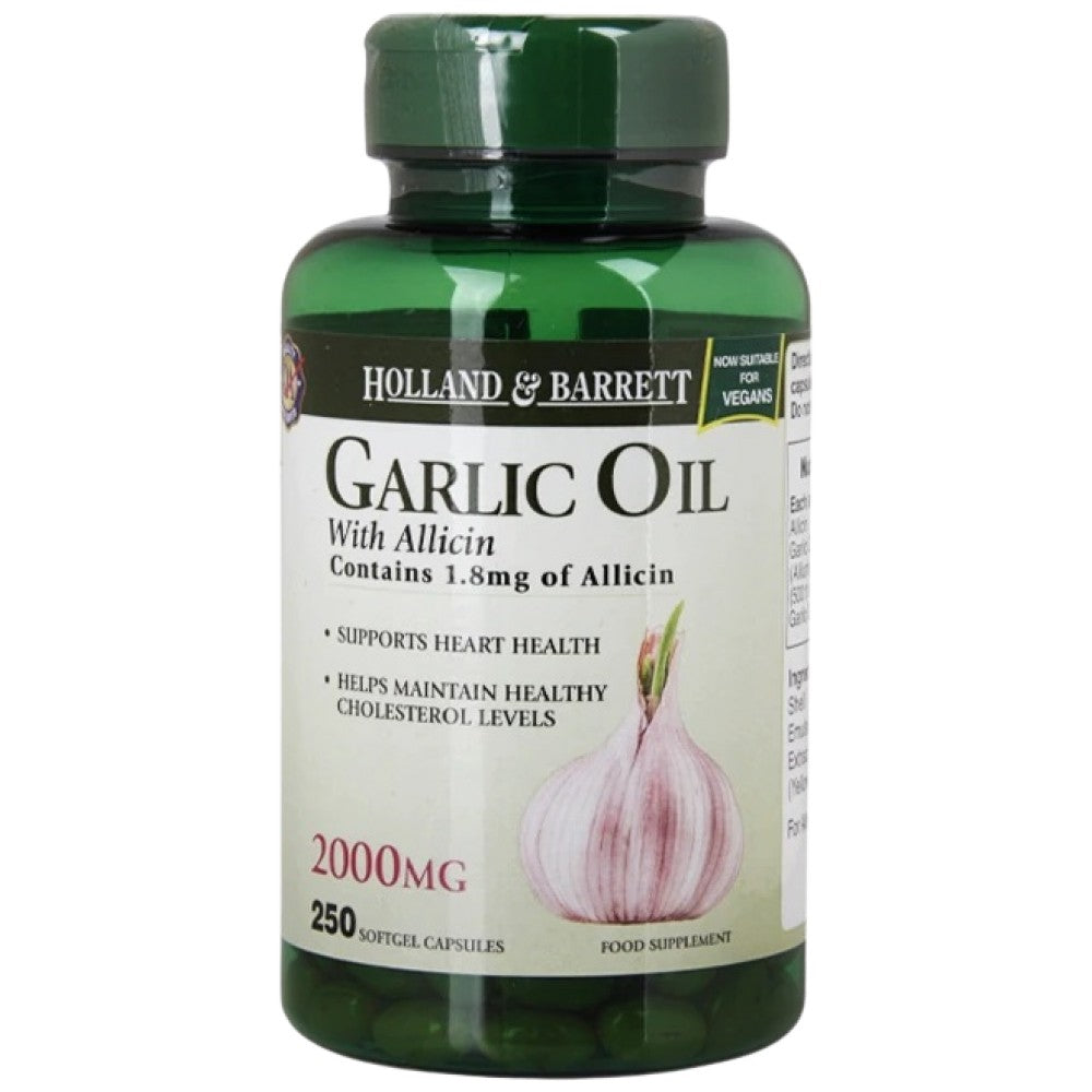 Olio di aglio con allicina 2000 mg - 250 capsule