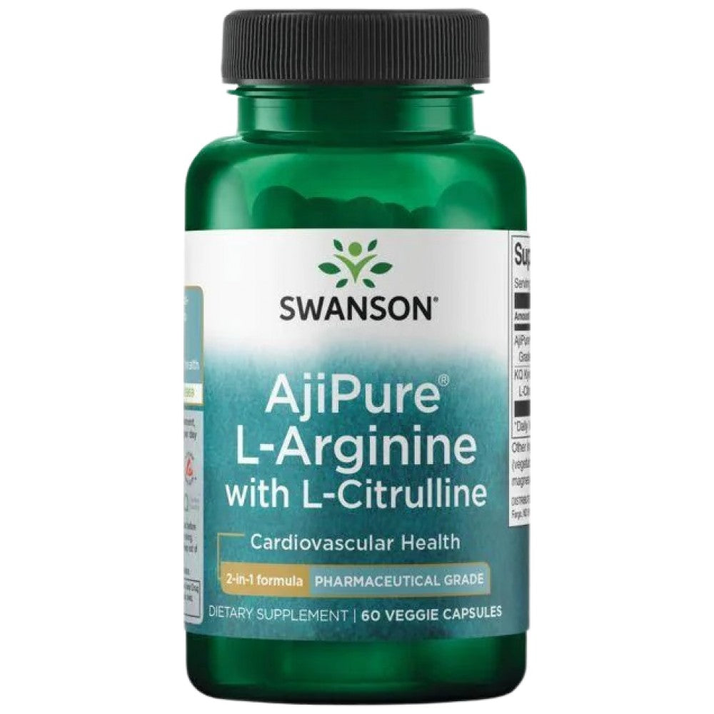 Ajipure L-arginina con L-citrullina 60 capsule