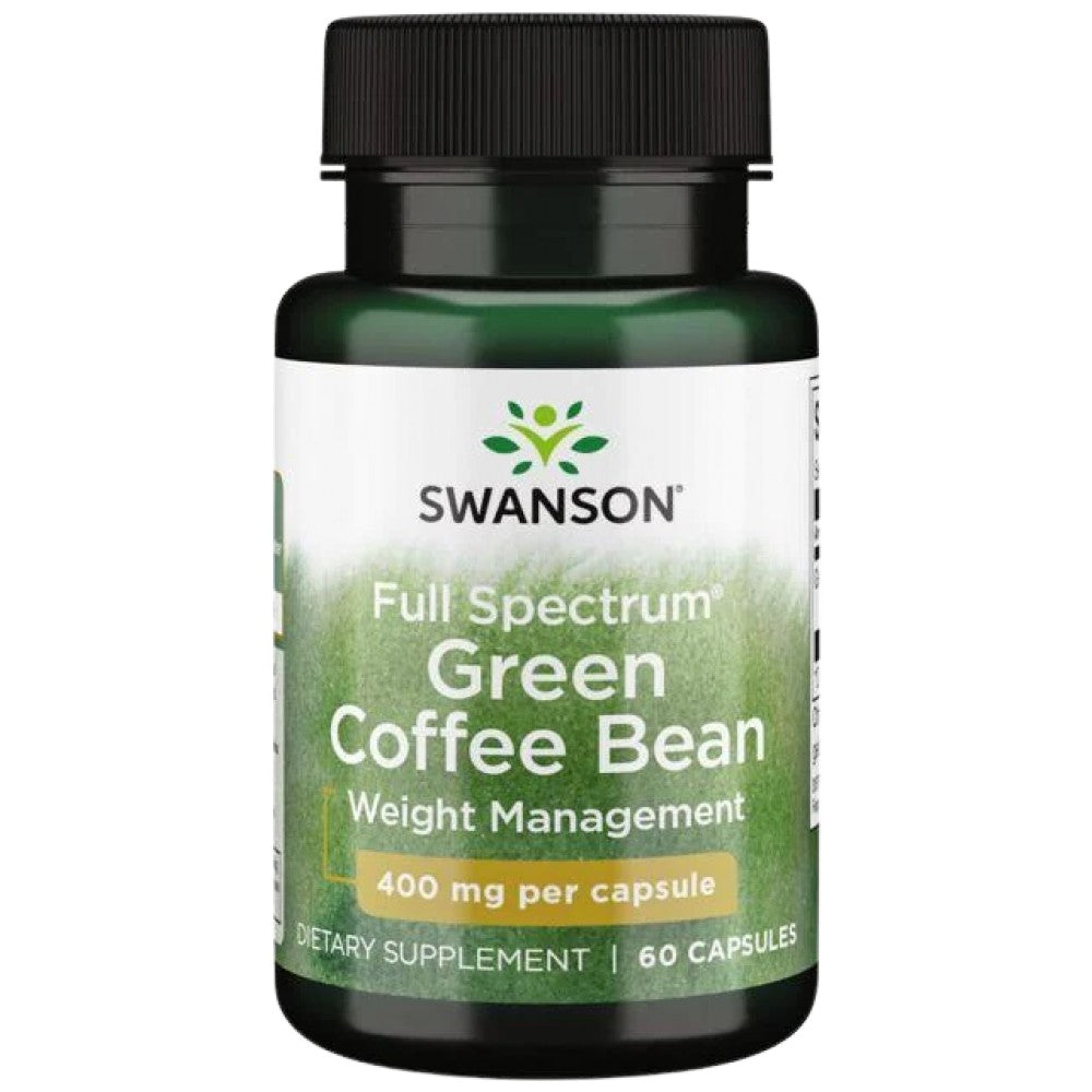 Fagiolo di caffè verde a spettro completo 400 mg 60 capsule