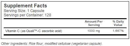 Miglior vitamina C + Qualri ™ C 1000 mg - 360 Capsule