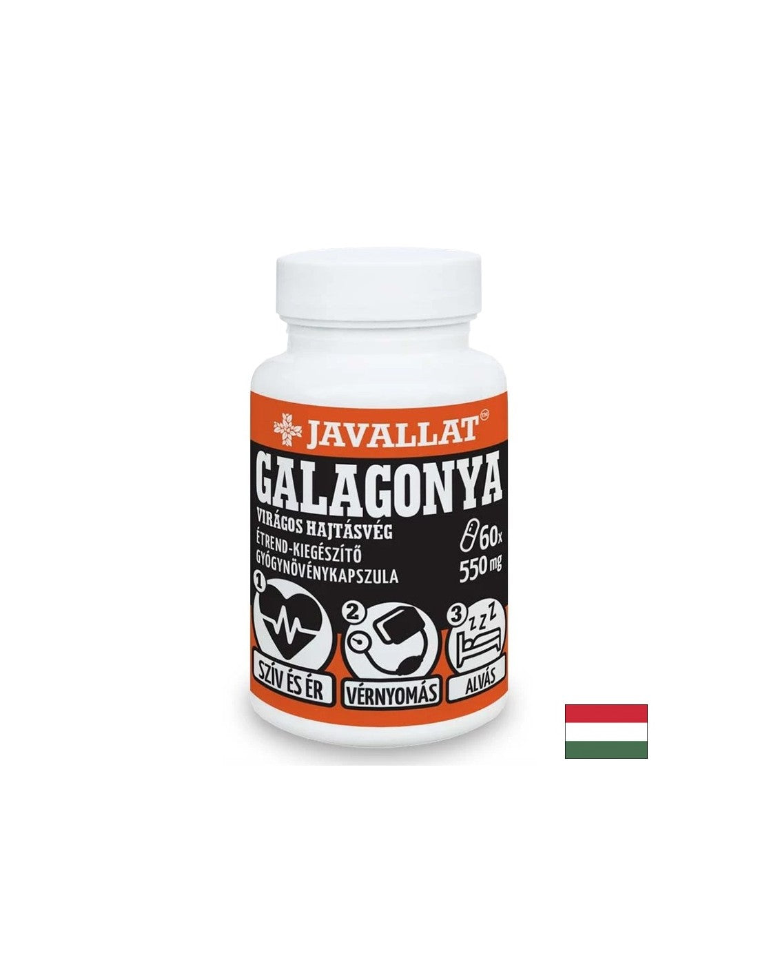 Sistema cardiovascolare - Biancospino (foglie e fiori), 550 mg x 60 capsule