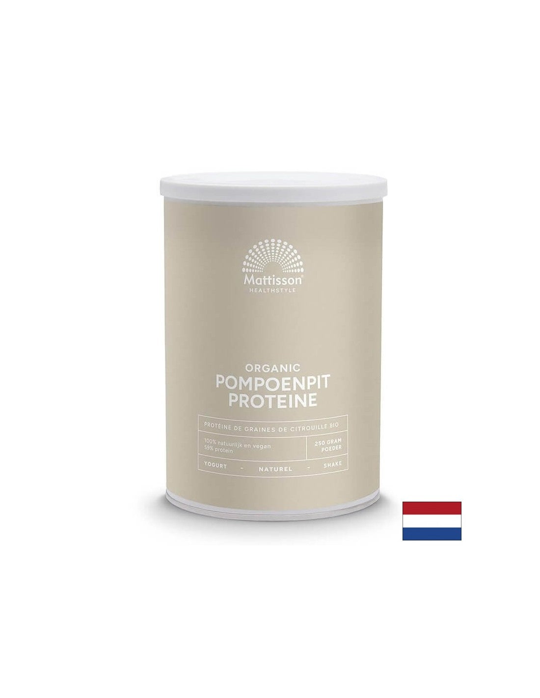 Proteine ​​in polvere di semi di zucca biologici 58%, 250 g <tc>Mattisson Healthstyle</tc>