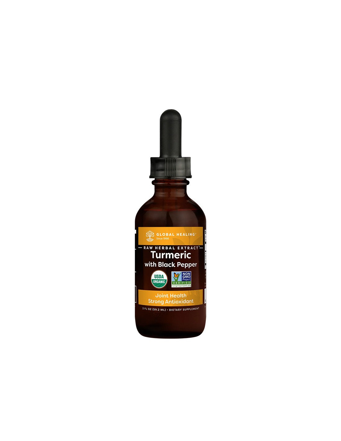 Effetto antinfiammatorio - Curcuma con pepe nero, gocce 59,2 ml