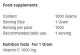 Antiossidante di vitamina C | Polvere di vitamina C al 100% - 1000 grammi