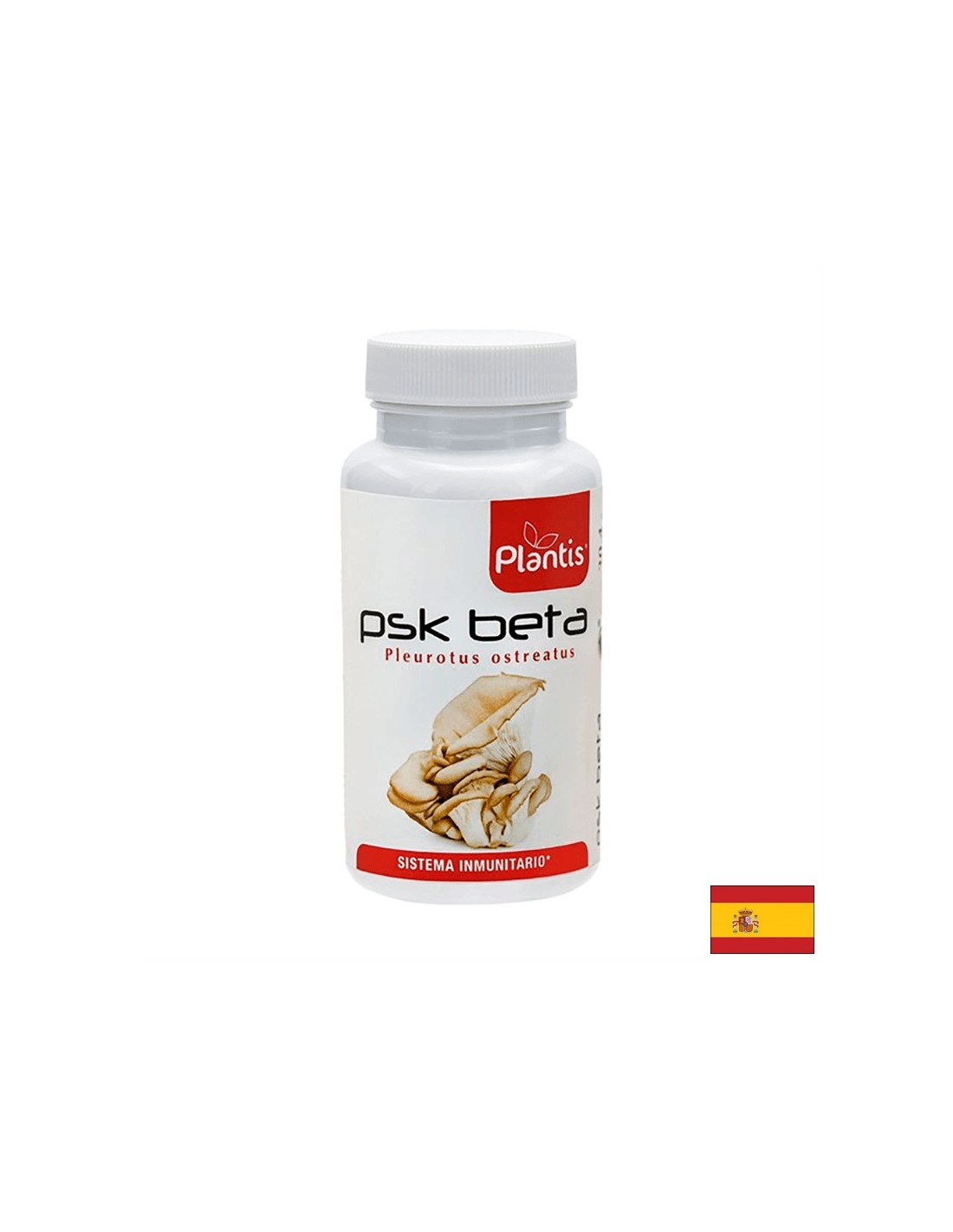 Polisaccaride-K - da fonte + Reishi, Vitamina C, B6, B12, Acido folico e Selenio, 60 capsule