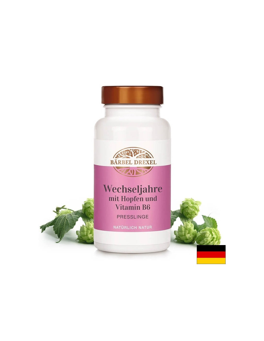 Formula naturale per la menopausa - Con luppolo, vitamina B6 e altri ingredienti naturali, 240 compresse <tc>Bärbel Drexel</tc>
