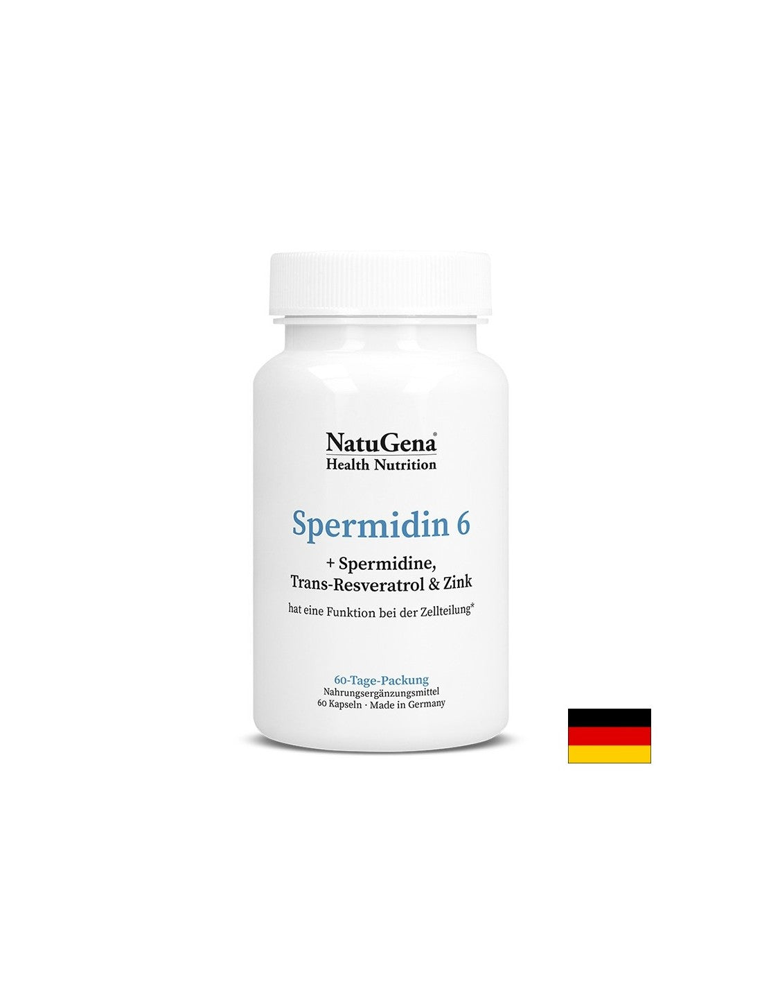 Cellular Health - Spermidine 6 (spermidina + trans-resveratrolo e zinco), 60 capsule