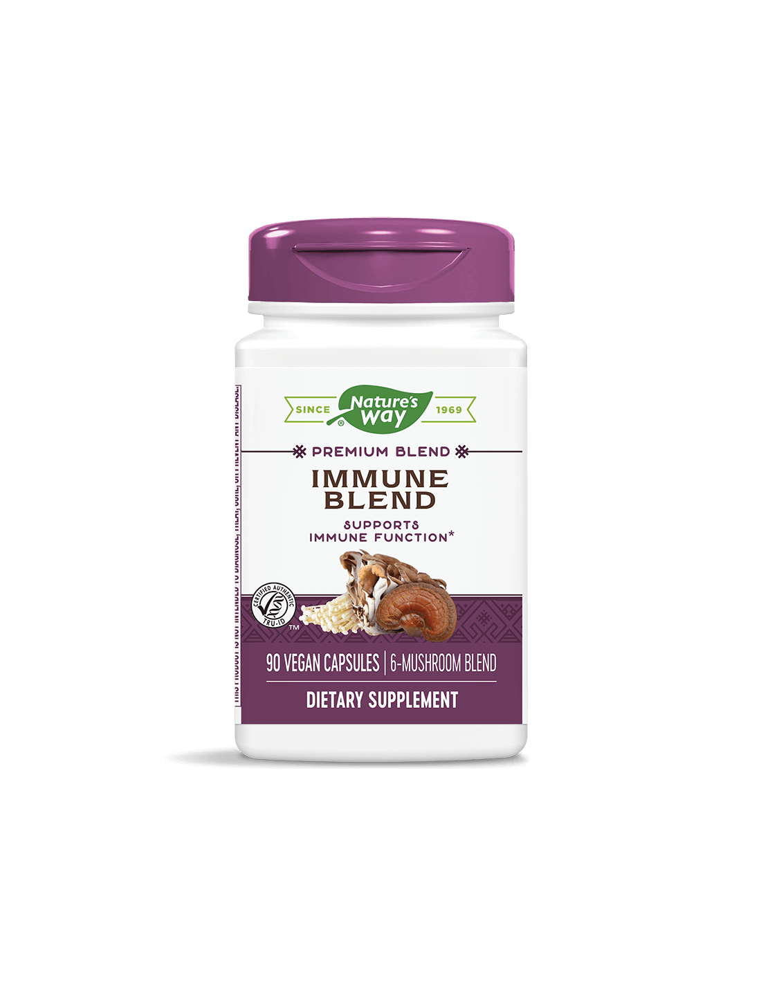 Formula per un'immunità forte - Miscela di 6 funghi medicinali - Miscela immunitaria, 90 capsule Nature's Way