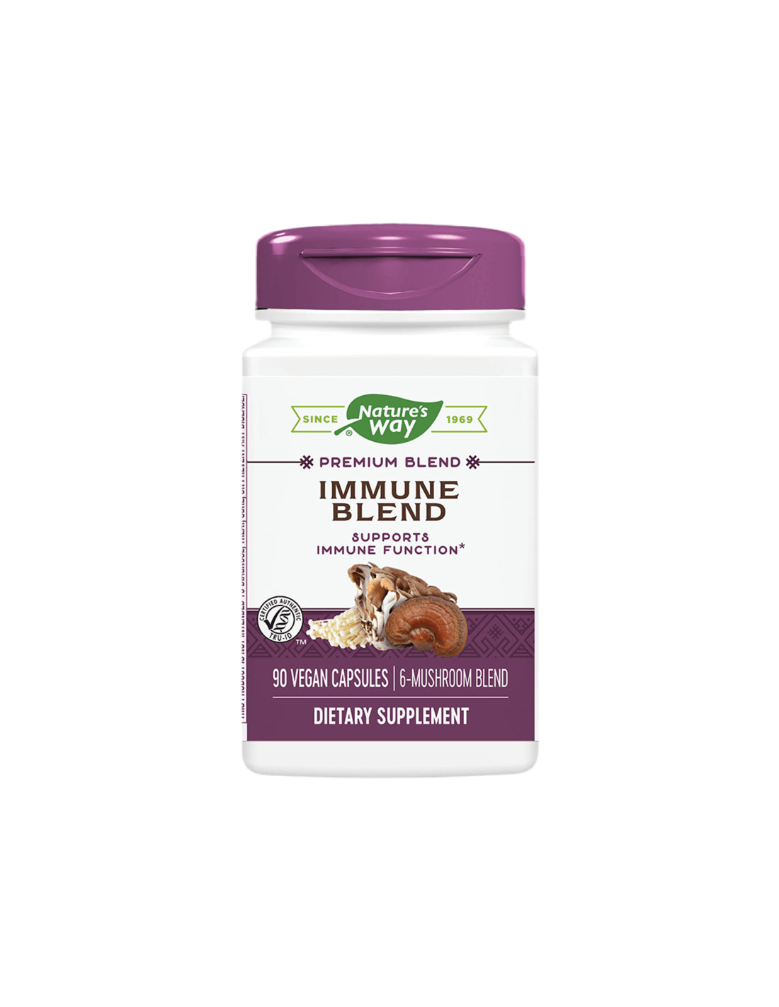 Formula per un'immunità forte - Miscela di 6 funghi medicinali - Miscela immunitaria, 90 capsule Nature's Way