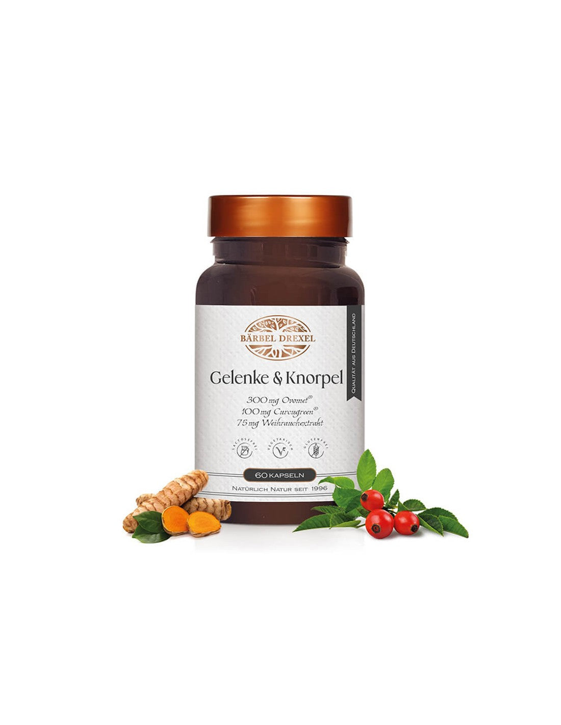 Formula per le articolazioni con collagene, elastina, vitamine ed erbe - Per dolore e infiammazione, 60 capsule <tc>Bärbel Drexel</tc>