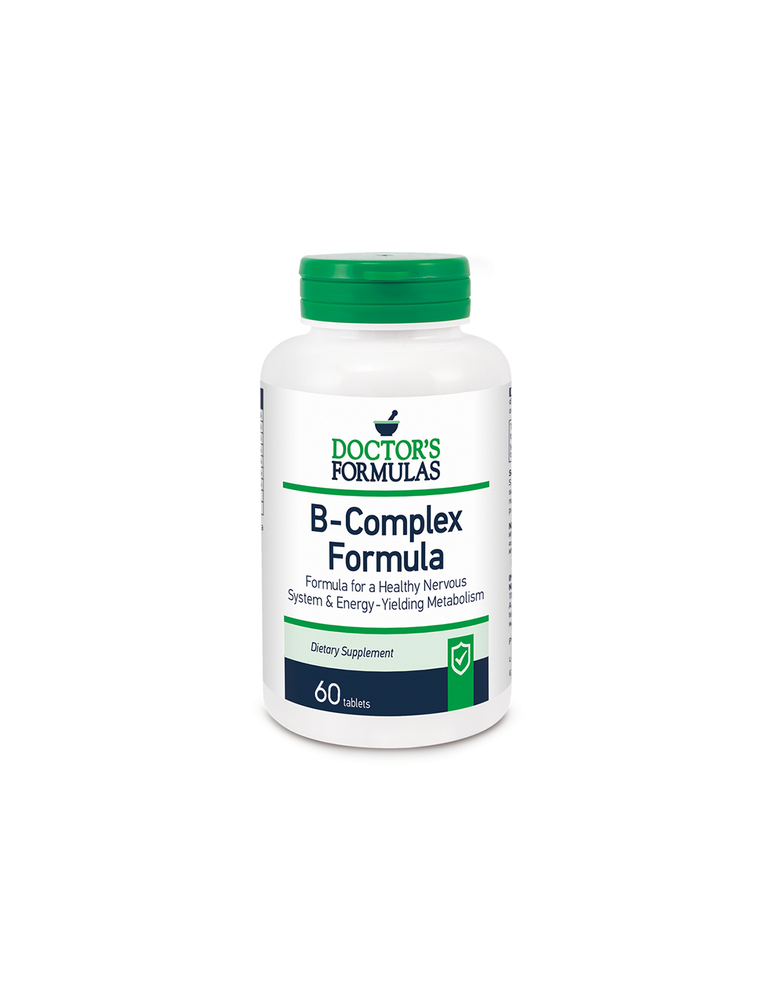 Formula del complesso vitaminico B - Energia, sistema nervoso, 60 capsule Doctor's Formulas