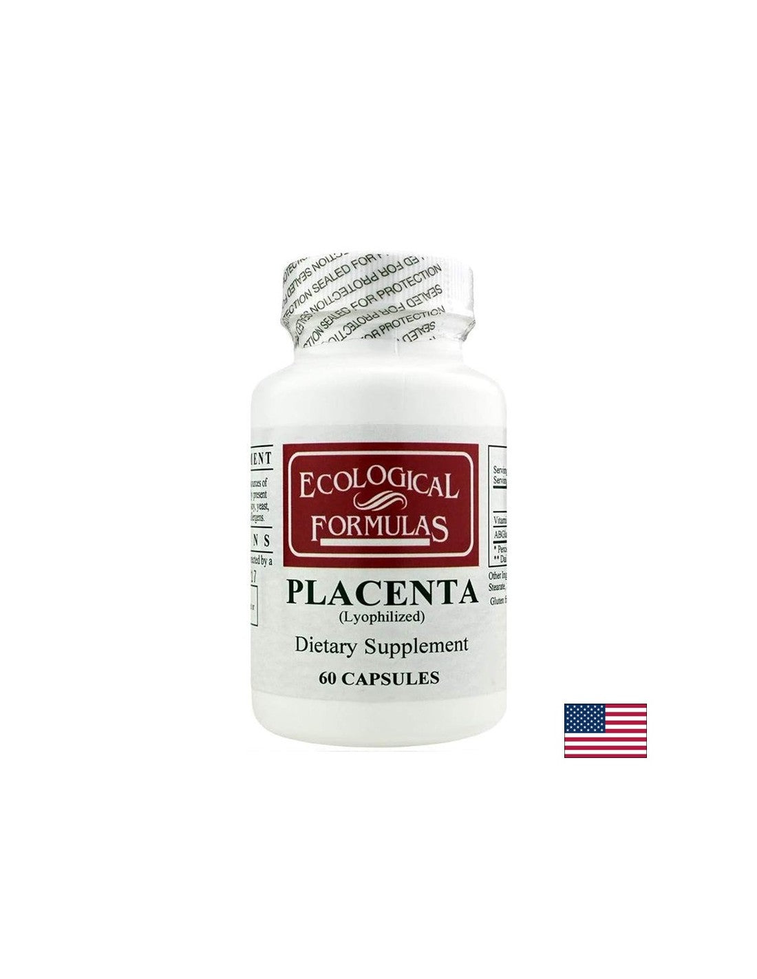 Immunità: placenta bovina liofilizzata + vitamina C, 60 capsule