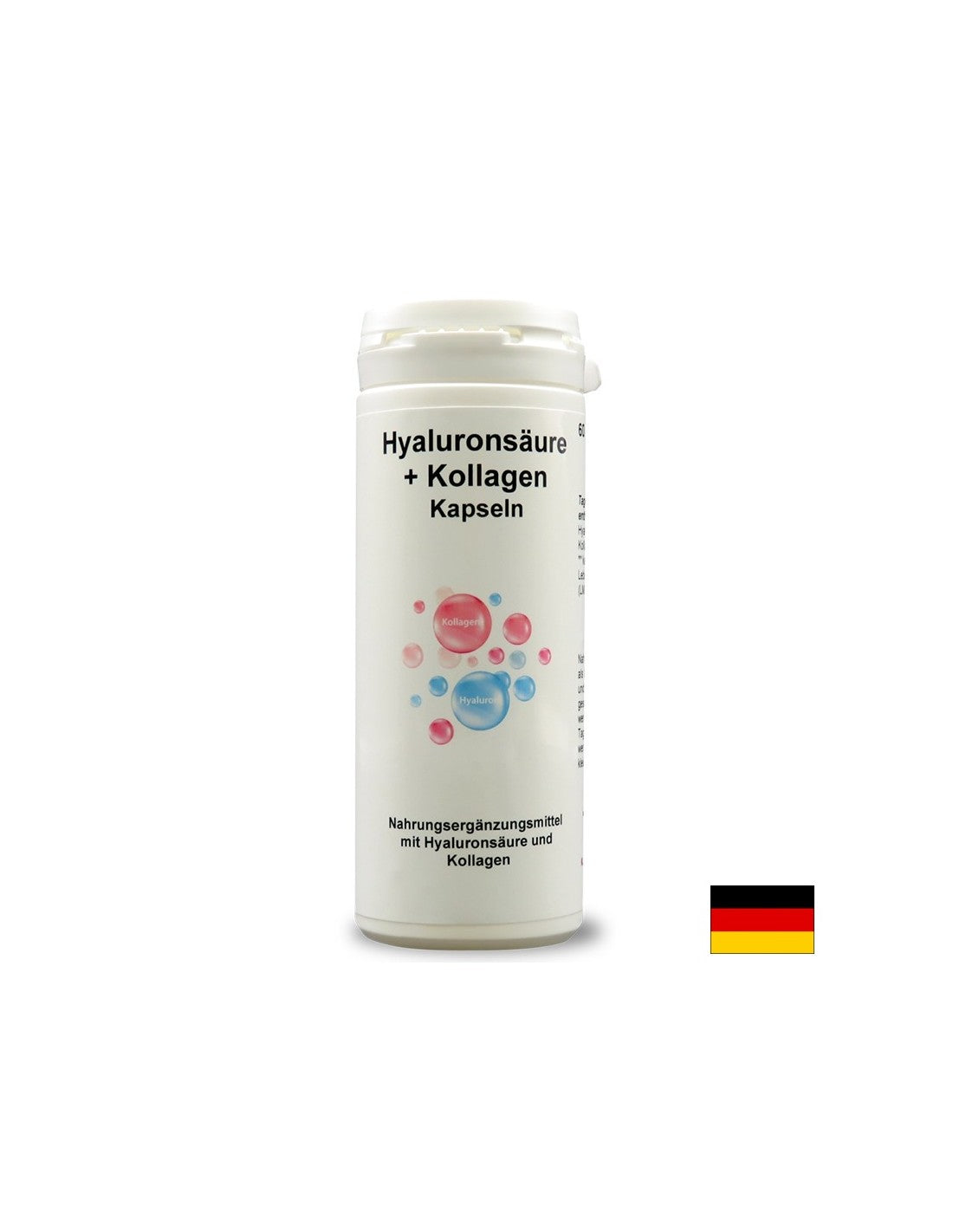 Cura della pelle e delle articolazioni - Acido ialuronico + Collagene, 60 capsule