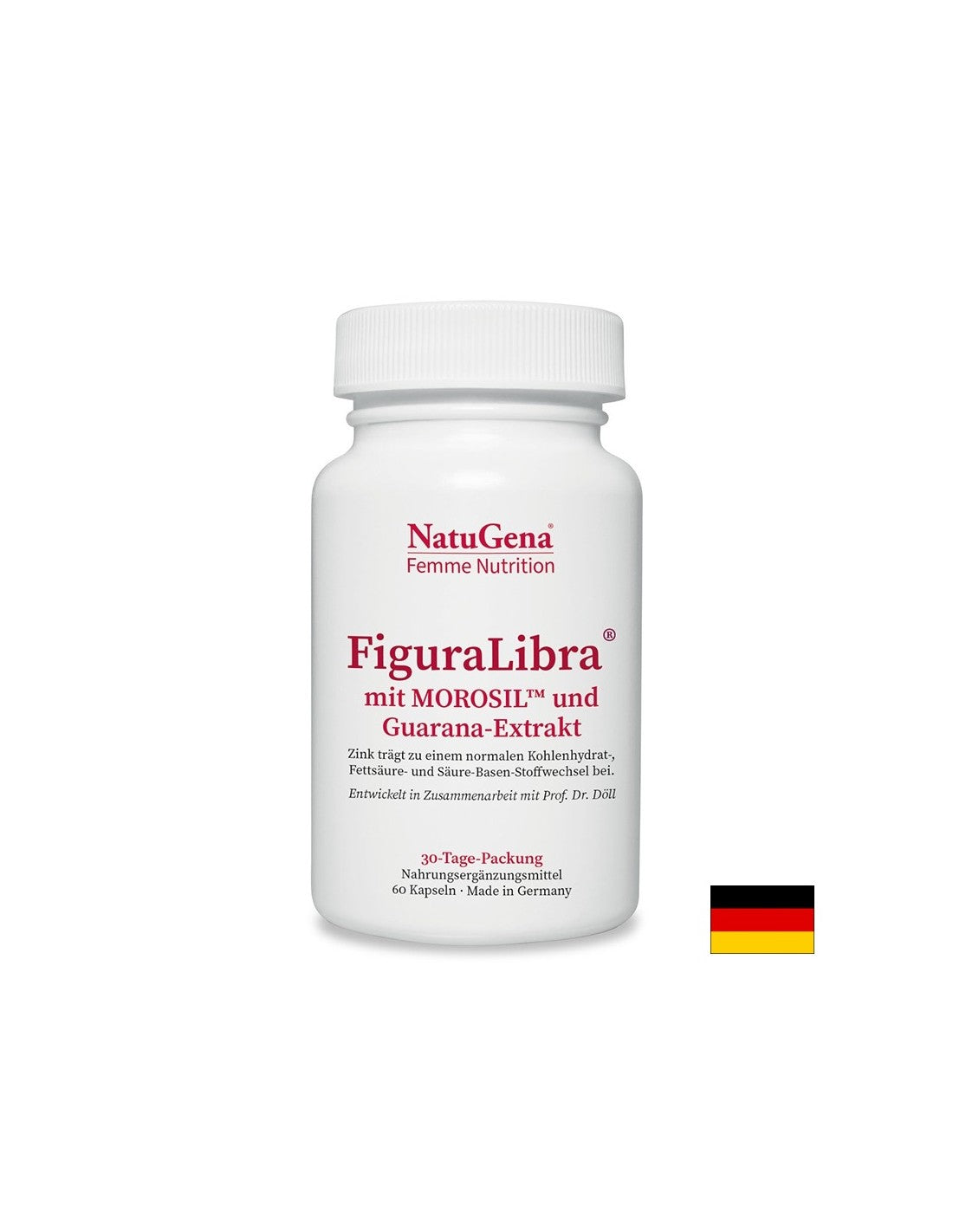 Figura Libra (con estratto di arancia rossa, guaranà, tè verde) - Controllo del peso e attivazione metabolica, 60 capsule