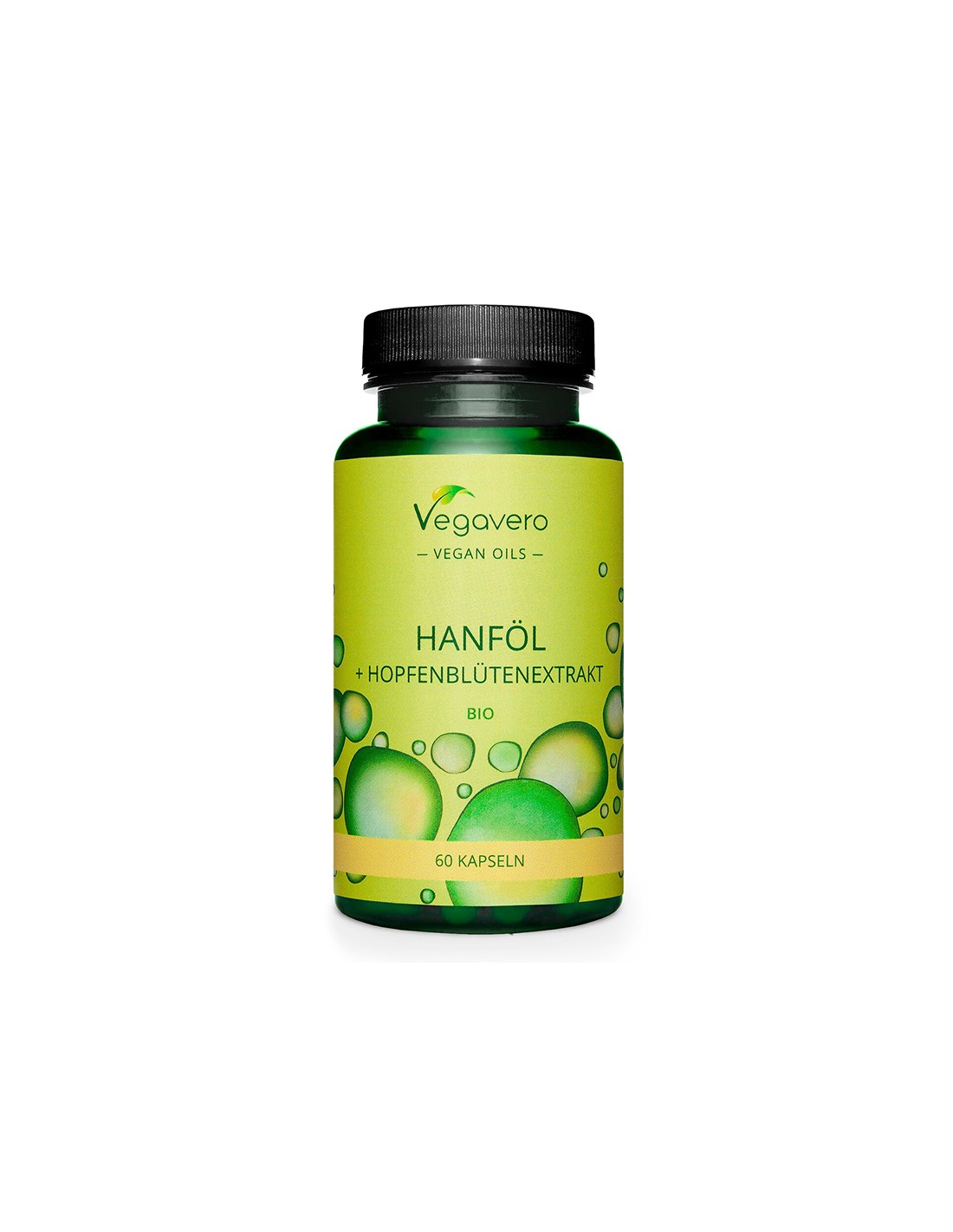 Stress e insonnia - Olio di canapa + Estratto di fiori di luppolo, 60 capsule