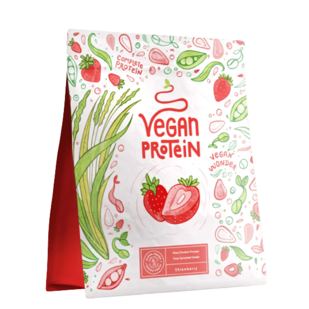 Proteine ​​Vegane (Fragola) - 600 g