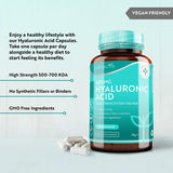 Acido ialuronico 600 mg/Acido ialuronico 600 mg/90 capsule, 90 giorni/ <tc>Nutravita</tc>