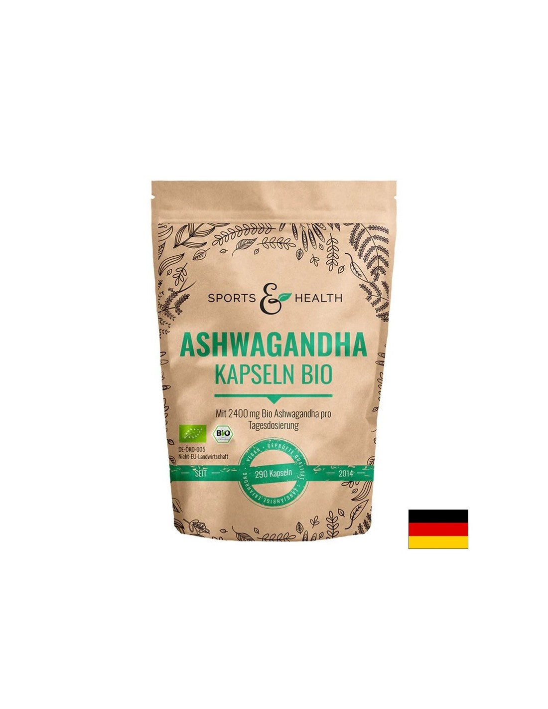 Stress e buon umore - Ashwagandha, 600 mg x 200 capsule