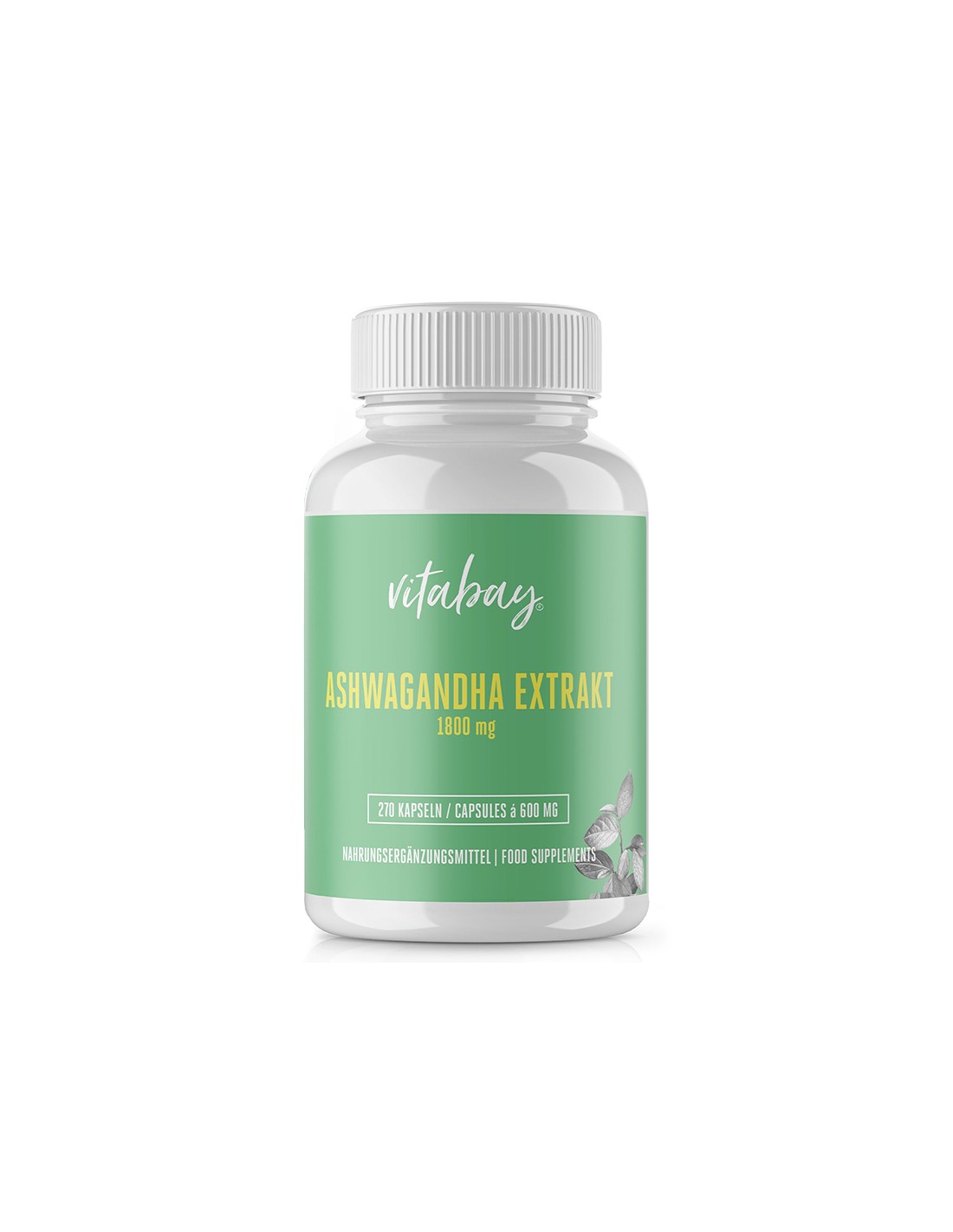 Stress e buon umore - Ashwagandha, 600 mg x 270 capsule