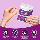Compresse di Biotina + Selenio + Zinco per pelle, capelli e unghie – 365 compresse vegane per 1 anno <tc>Nutravita</tc>