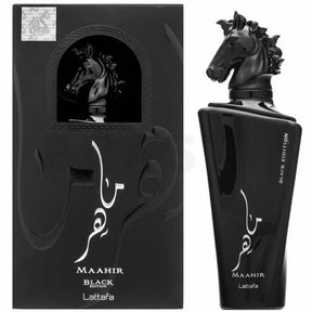 LATTAFA MAAHIR BLACK EDP SPRAY 100ML - Nutra Best Europe