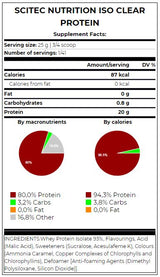 Proteina ISO Clear - 1,025 kg